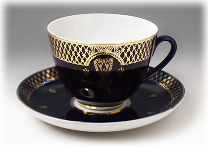 Lotus Cup and Saucer